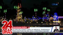Paligid ng isang lawa sa Mexico, Pampanga, pinalamutian na ng mga Christmas decor | 24 Oras