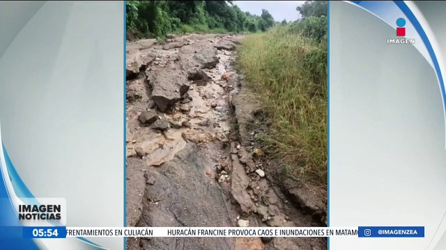 Habitantes de Atoyac, Guerrero, se quedan incomunicados debido a las lluvias