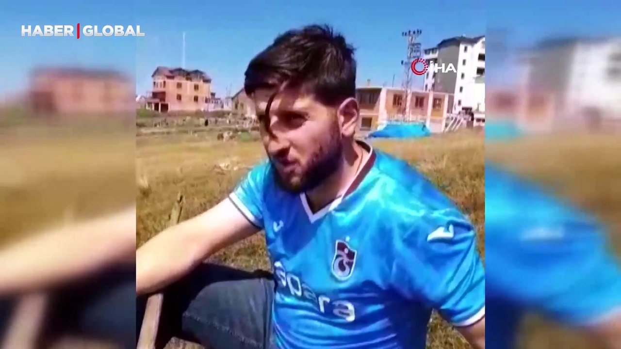 Trabzonspor sevdası ile yaklaşık 2 bin 500 keçi ve koçun boynuzunu bordo-maviye boyadı