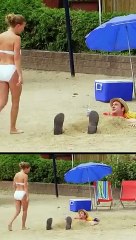 Beach Prank Just for Laughs Gags