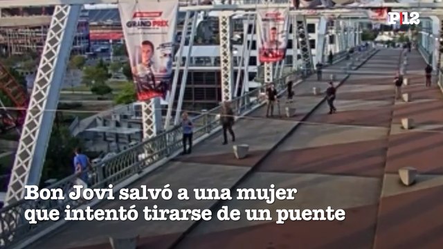 Bon Jovi salvó a una mujer que intentó tirarse de un puente