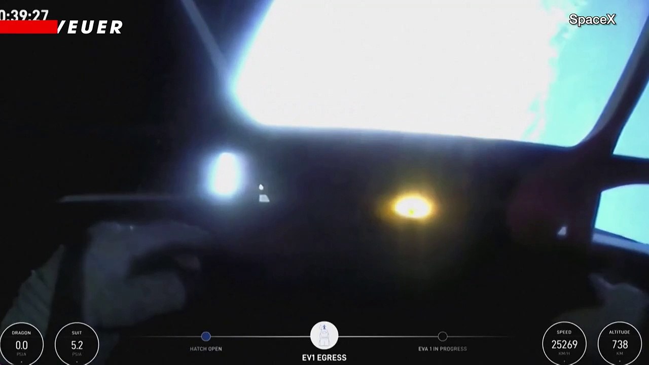 Watch Astronauts Conduct the First Private Spacewalk