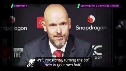 Video herunterladen: Manchester United's repeated mistakes under Ten Hag