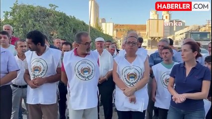 Hatay'da Beton Santralleri Protesto Edildi