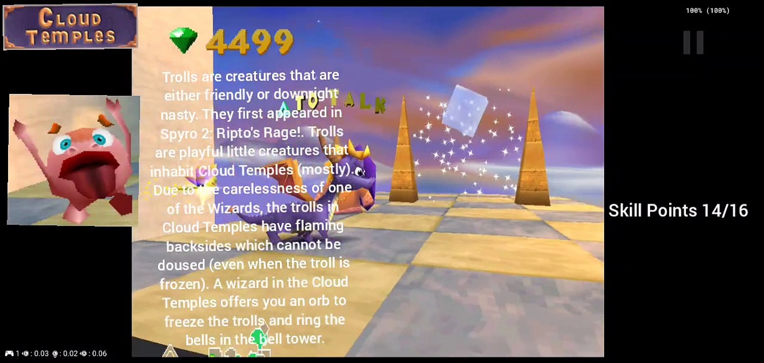 Spyro 2 Ripto's Rage/Gateway to Glimmer Walkthrough Part 19 100%