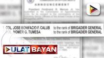 PBBM, isinumite para sa kumpirmasyon ng CA ang promosyon ng dalawang AFP officers