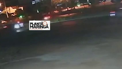 Câmera de segurança registra acidente fatal na BR-376