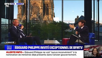 "On s'en fout" : Edouard Philippe recadre un journaliste qui évoque son changement d'apparence
