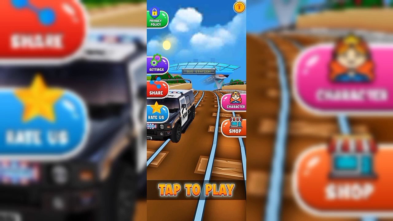 Subway princess running