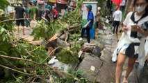 Typhoon Yagi devastates Hanoi’s Old Quarter with destroyed car, trees & nonstop rain