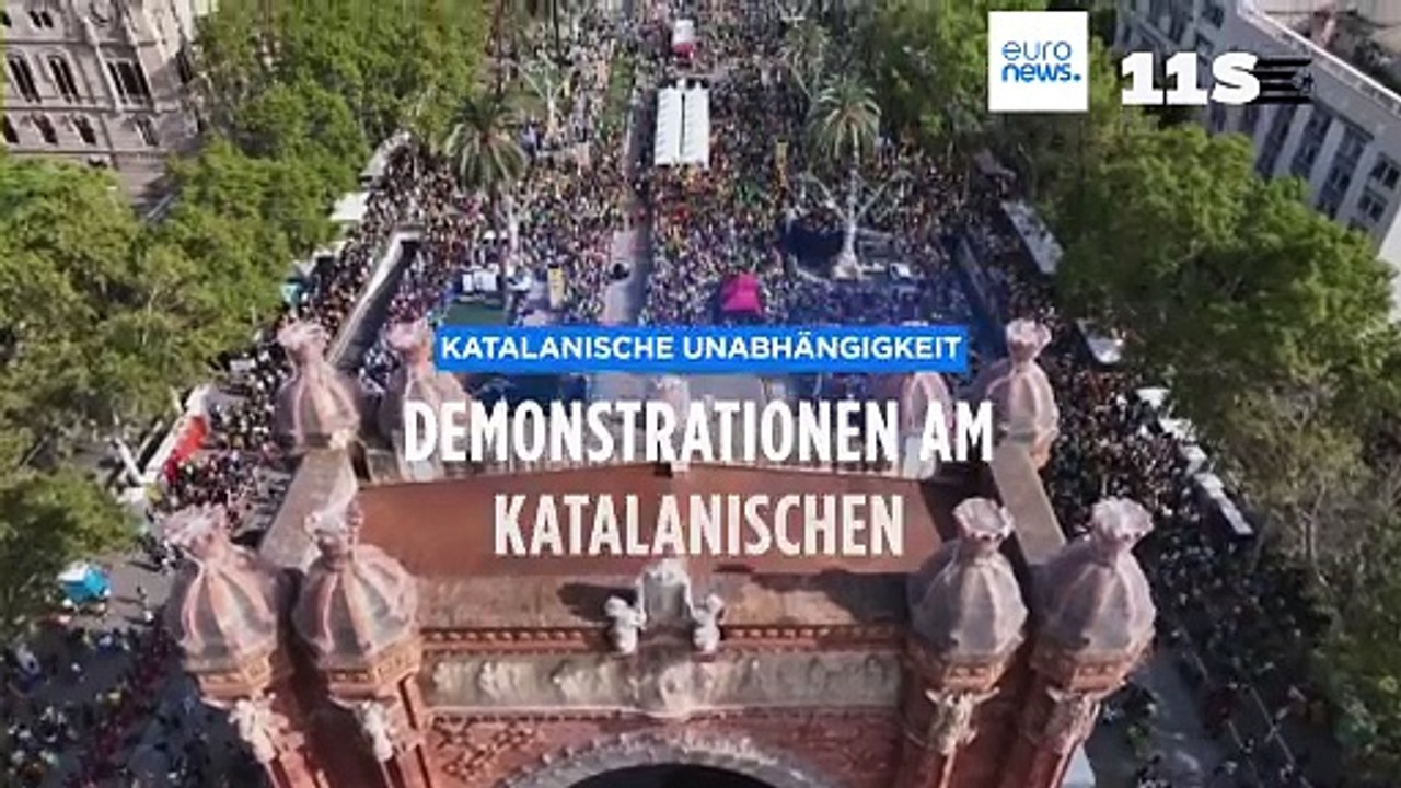 Teilnehmerzahl bei katalanischer Unabhängigkeitskundgebung auf niedrigstem Stand seit 2012