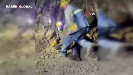 Maden ocağında deprem tatbikatı