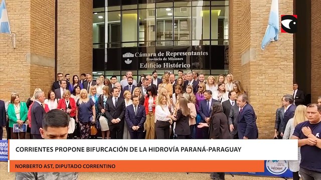 Corrientes propone bifurcación de la hidrovía Paraná-Paraguay