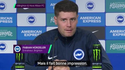 Brighton - Hürzeler sur le retour de March: "Il fait bonne impression et avance pas à pas"