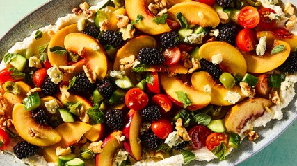 Our Blackberry-Peach Salad Is Your Next Summertime Centerpiece