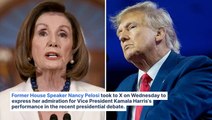 Nancy Pelosi Says Trump Lost To Kamala Harris And 'That's Why He Doesn't Want To Debate Again'