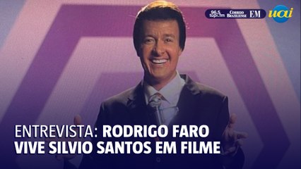 Rodrigo Faro comenta sobre seu papel na cinebiografia de Silvio Santos