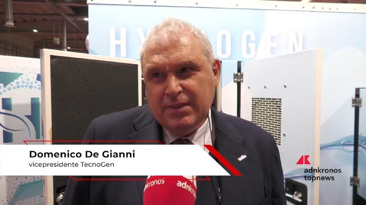Hydrogen Expo, De Gianni (TecnoGen): "Nostro il primo gruppo elettrogeno da 100 kVA al 100% ad idrogeno"