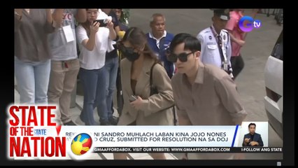 Reklamo ni Sandro Muhlach laban kina Jojo Nones at Richard Cruz, submitted for resolution na sa DOJ | SONA