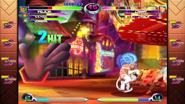 K2R2 Gameplay: Marvel Vs. Capcom 2 Playthrough (Team Darkstalkers)