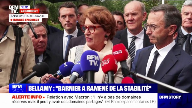 Pour Annie Genevard (LR), Michel Barnier est un homme rompu à l'art de la négociation, de la discussion