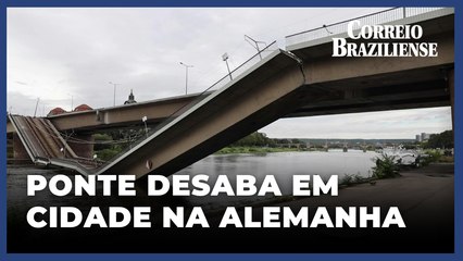 Ponte desaba na cidade alemã de Dresden; ninguém ficou ferido