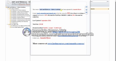 [Course24h.com] Adri and Rebecca – Inbox Academy