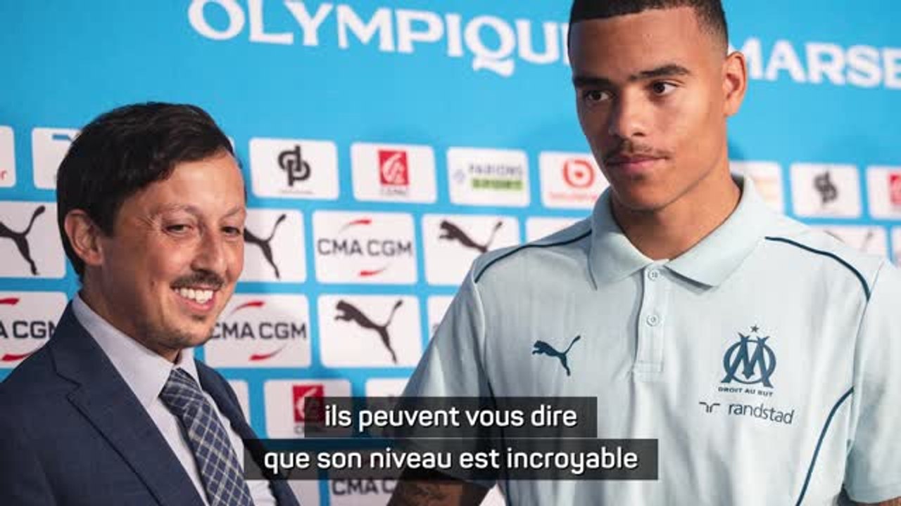 Marseille - Longoria : "Le niveau de Greenwood est incroyable"