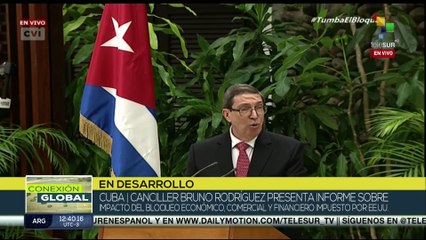 Descargar video: Cuba presenta informe sobre afectaciones provocadas por el bloqueo de EE.UU.