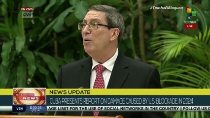 Bruno Rodriguez: the blockade has caused unimaginable damage to any country