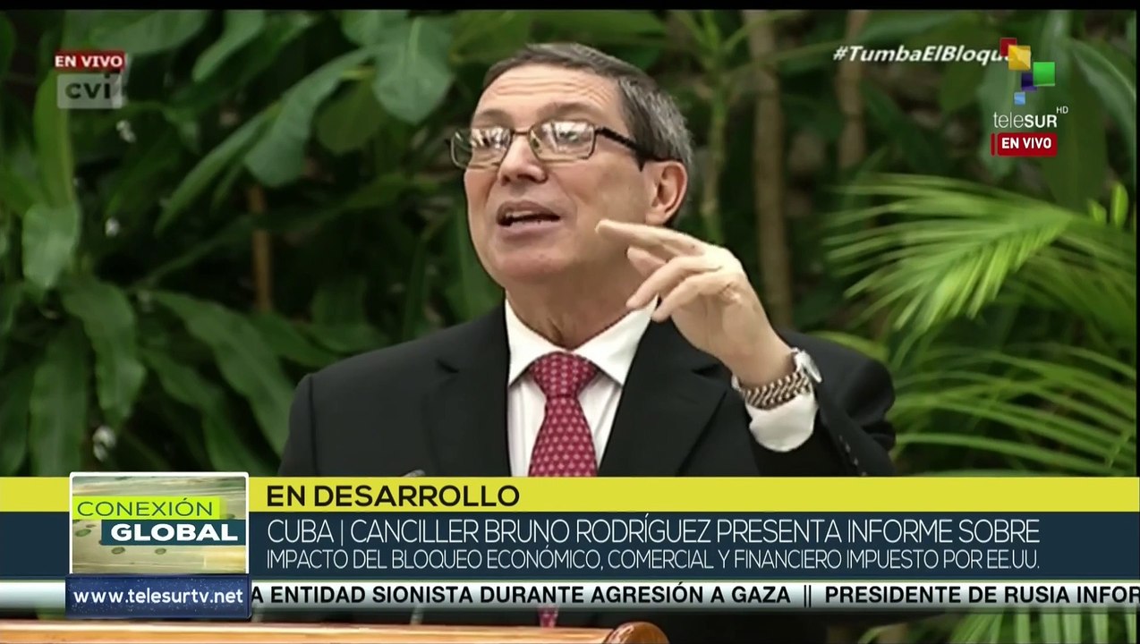 Rodríguez: 18 días de bloqueo significa el manteamiento al SEN de Cuba