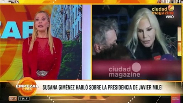 La frase de Susana Giménez sobre Javier Milei que ofendió a Yuyito González