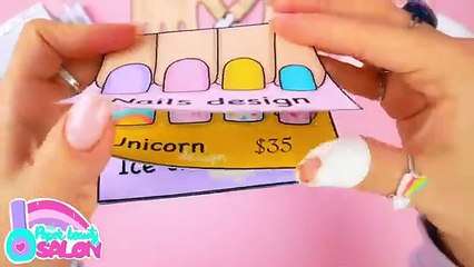 DIY Mermaid  Paper Nails / Drawing and playing