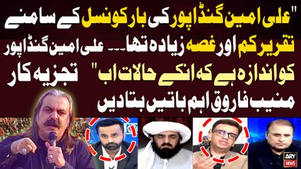 Ali Amin Gandapur's Another Blasting Speech | Muneeb Farooq's Analysis