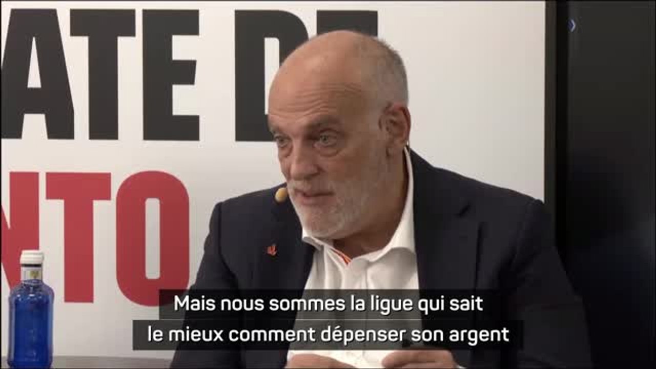 Liga - Tebas : "Nous sommes la ligue qui sait le mieux comment dépenser son argent"