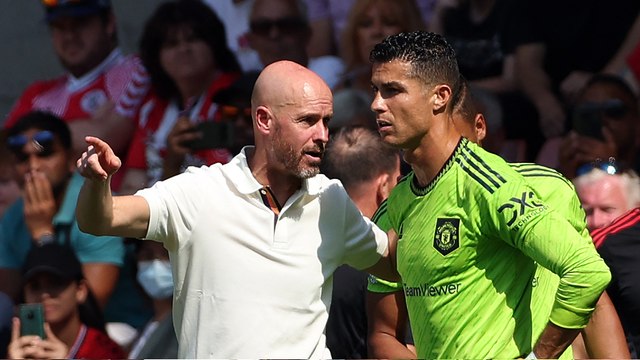 Ten Hag laughs off Cristiano Ronaldo criticism