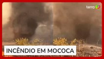 Incêndios em SP: moradores flagram redemoinho de fumaça e fuligem em cidade no interior