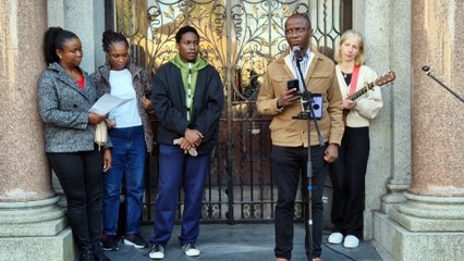 Brother of Anu Okusanya tells vigil that family prays for gang