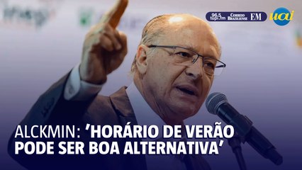 Alckmin: 'horário de verão pode ser boa alternativa'