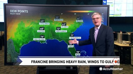 Forecasters concerned about tornado threat as Francine keeps moving