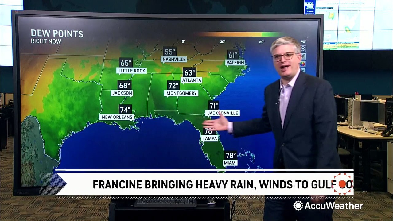 Forecasters concerned about tornado threat as Francine keeps moving