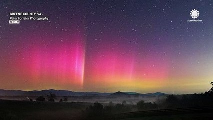 Download Video: Northern lights dazzle night skies in several US states