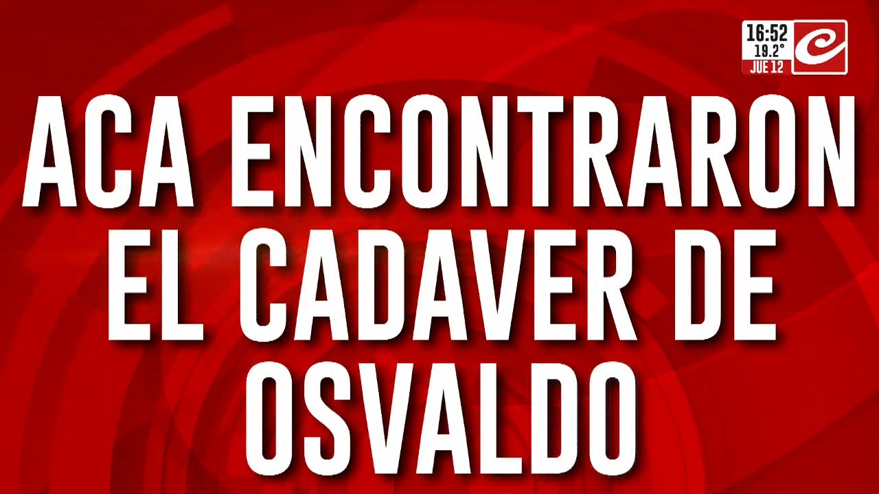 Acá encontraron el cádaver de Osvaldo: estaba enterrado bajo cemento fresco