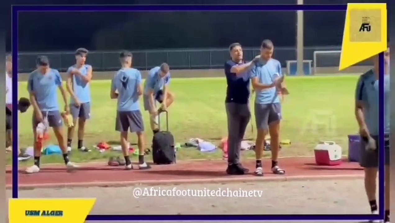 #COUPEDELACAF  : L'#USMA ⚫ continue sa préparation pour le match contre le #StadeTunisien  dans le cadre du 2e tour préliminaire ⚽ #Algérie  #Tunisie 