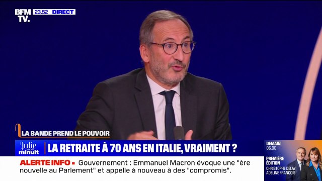 LA BANDE PREND LE POUVOIR - La retraite à 70 ans en Italie, vraiment?