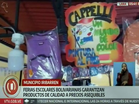 Lara | Ferias escolares ofrecen productos de calidad a precios asequibles