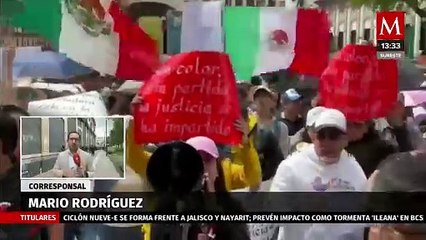 Entre protestas, Congreso de Edomex sesiona por reforma judicial