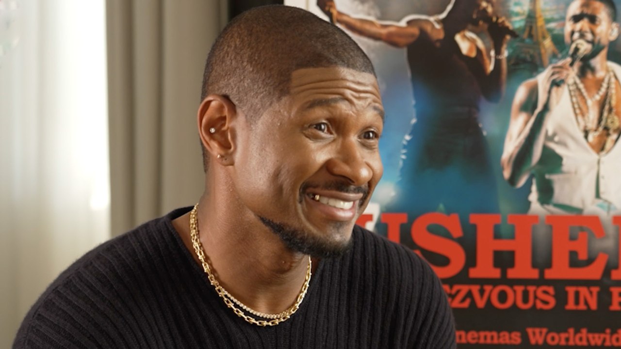 Usher Gets Candid About His Historic Career, Upcoming Tour & Concert Film 'Rendezvous in Paris' | THR News Video