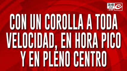 Atropelló a 35 personas y los arrastró en pleno centro de Córdoba
