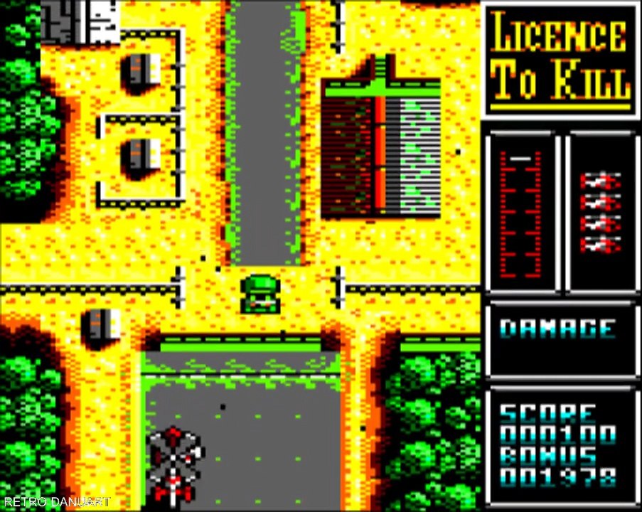 LICENCE TO KILL (Domark - Amstrad - 1989)